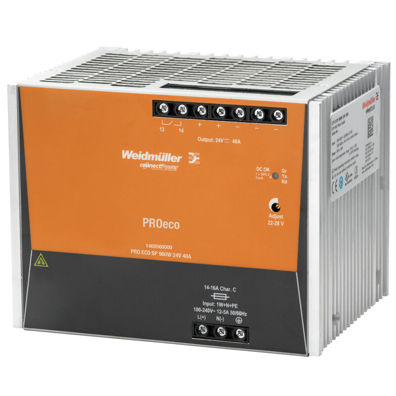 1469560000 Fonte PRO ECO3 960W 24V 40A Weidmuller