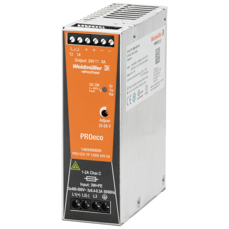 1469580000 Fonte PRO ECO 120W 12V 10A Weidmuller