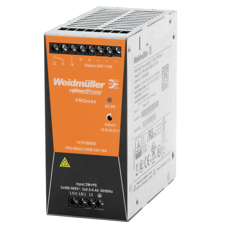 1478180000 Fonte PRO MAX3 240W 24V 10A Weidmuller
