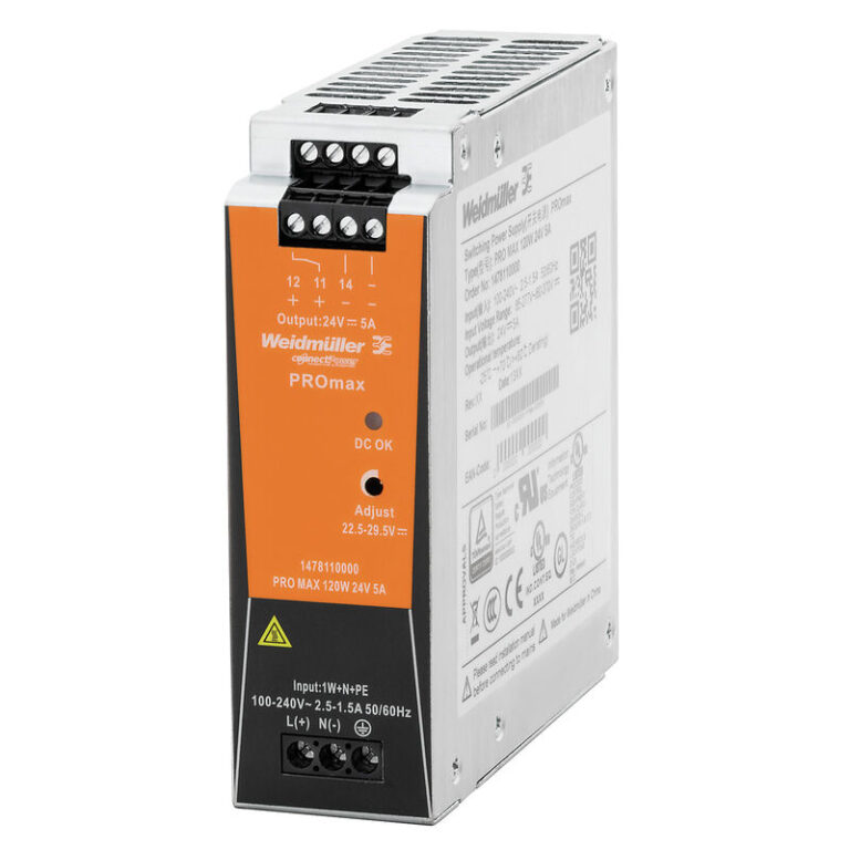 1478230000 Fonte PRO MAX 120W 12V 10A Weidmuller