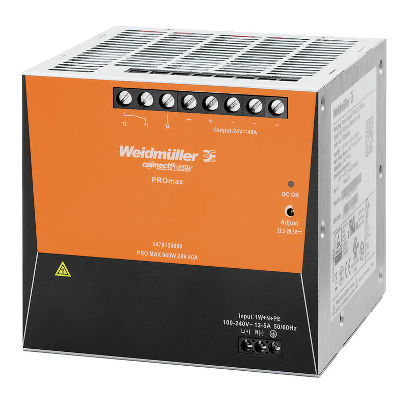 1478270000 Fonte PRO MAX 960W 48V 20A Weidmuller