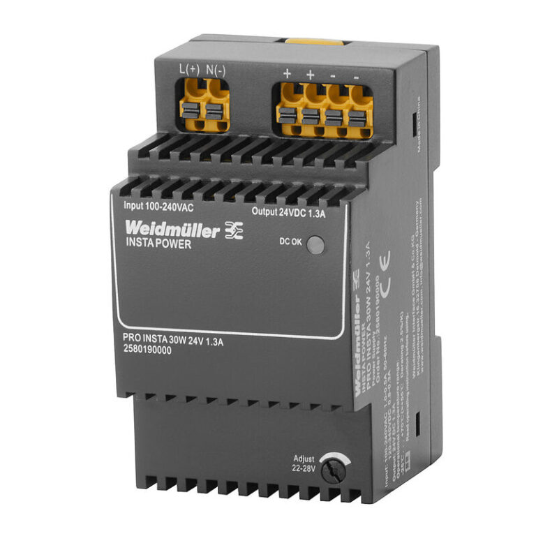 2580190000 Fonte PRO INSTA 30W 24V 1 3A Weidmuller 2580190000 Fonte PRO INSTA 30W 24V 1 3A Weidmuller
