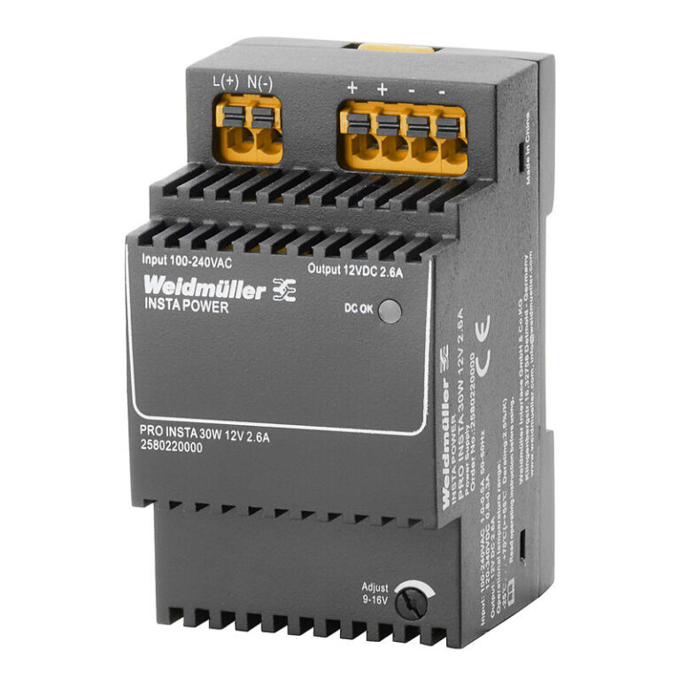 2580220000 Fonte PRO INSTA 30W 12V 2 6A Weidmuller 2580220000 Fonte PRO INSTA 30W 12V 2 6A Weidmuller