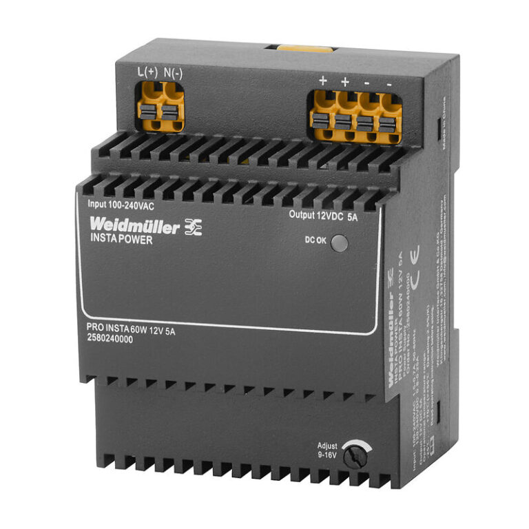 2580240000 Fonte PRO INSTA 60W 12V 5A Weidmuller