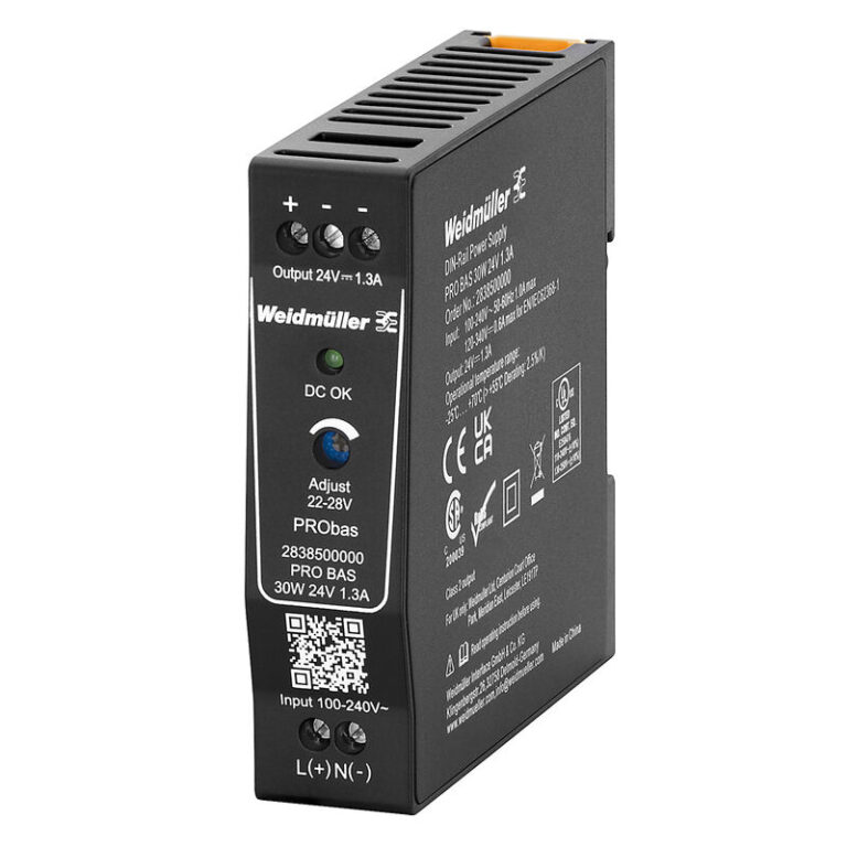2838500000 Fonte PRO BAS 30W 24V 1 3A Weidmuller 2838500000 Fonte PRO BAS 30W 24V 1 3A Weidmuller